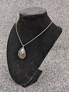 20 Sterling Silver Necklace with Sterling Silver Eagle Pendant