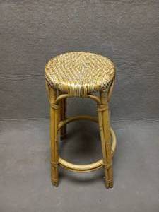 (3) WICKER STYLE CHAIRS