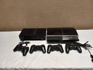 (2) GAME CONSOLE PLAYSTATION 2 AND 3