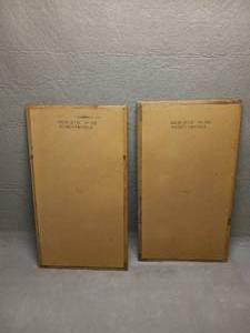 (2) WOOD FRAMED MIRRORS