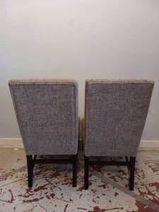 SET OF (2) ASHLEY FURNITURE CHAIR CLOSED BACK