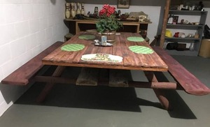 LARGE HAND MADE TABLE
