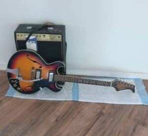 RYTHEMLINE GUITAR AND KAY  AMPLIFIER