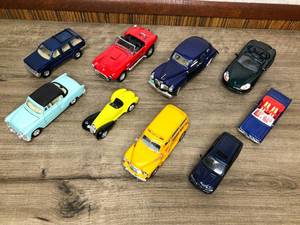 lot 326 image: 9 Small Diecast Car Models, Porsche, BMW, Chevy, More