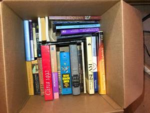 lot 464 image: Box of Unsorted Books - History, Academic, Travel, Misc.
