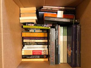 lot 465 image: Box of Unsorted Books - History, Academic, Travel, Misc.