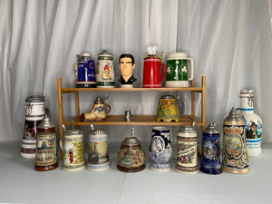 lot 63 image: 18 Beer Steins