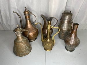lot 103 image: 6 Metal Vessels