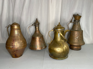 lot 104 image: 4 Large Metal Vessels
