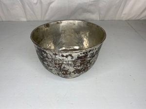 lot 163 image: Silvered Metal Antique Bowl