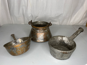 lot 164 image: 3 Pcs Antique Middle Eastern Pans
