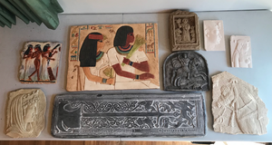 lot 72 image: 9 Byzantine and Egyptian Style Plaques