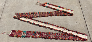 lot 249 image: Persian Oriental Tent Carpet Strap