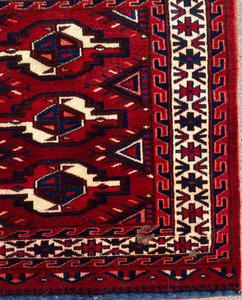 lot 262 image: Handmade Persian Oriental Camel Tent Bag Rug Carpet