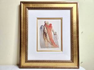 lot 216 image: Salvador Dali Divine Comedy Woodcut Purgatory COA