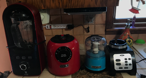 lot 492 image: Large Lot of Multiple Blenders and Accessories