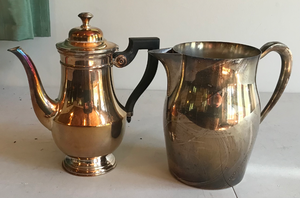 lot 495 image: Two Metal Serving Vessels