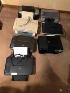 lot 438 image: Group of 7 Computer Printers