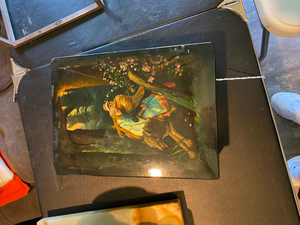 lot 15 image: Fine and Large Russian Lacquered Box