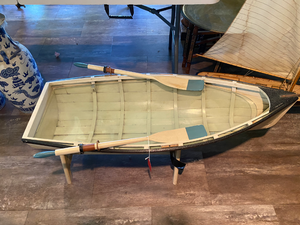 lot 37 image: Wood Row Boat Coffee Table