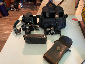 lot 127 image: Grp of Film Cameras - Minolta - Kodak