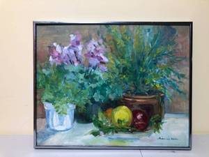 lot 534 image: Frances Miller Still Life 2 Oil on Canvas