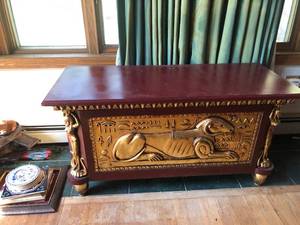 lot 379 image: Egyptian Style Chest