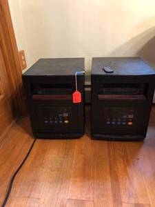 lot 597 image: Pair of Space Heaters