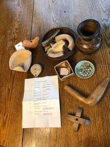 lot 600 image: Lot of Relics and Pottery Shards