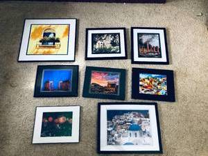lot 500 image: 8 Travel Themed Framed Photos