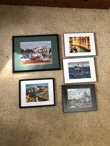 lot 499 image: 5 Coastal Themed Framed Photos