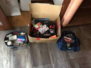 lot 632 image: Box of Misc. Tools and Accessories