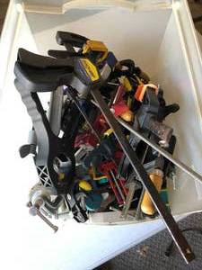 lot 642 image: Lot of Assorted Clamps and Tools