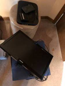lot 653 image: Samsung Monitor, Samsung TV Receiver, Other Misc. Electronics