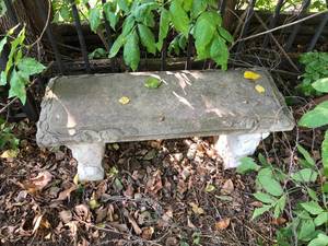 lot 735 image: 2 Matching Small Stone Benches