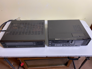 lot 309 image: Stereo Receiver and Video Cassette Recorder