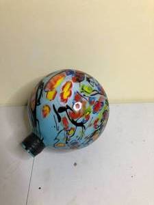 lot 742 image: Decorated Glass Globe