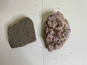 lot 548 image: Volcanic Rock and Crystal
