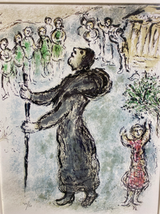 lot 564 image: Marc Chagall Lithograph - Ulysses Disguised As a Beggar