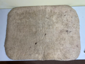 lot 565 image: Felted Wool Hand Made Saddle Rug