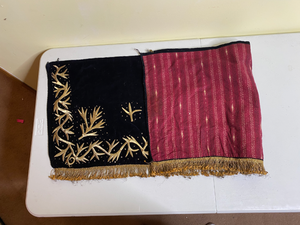 lot 566 image: Vintage Embroidered Textile Possibly Ecclesiastical