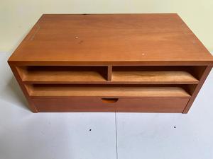 lot 694 image: Wood Desk Organizer