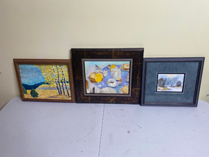 lot 702 image: 5 Artworks and Paintings