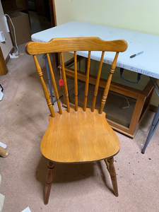 lot 772 image: Wood Dining Chair