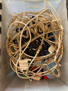 lot 778 image: Lot of Christmas Lights and Flags