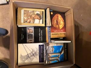 lot 463 image: Box of Unsorted Books - History, Academic, Travel, Misc.