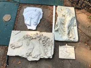 lot 740 image: Plaster and Resin Plaques