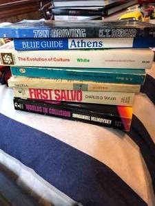 lot 460 image: Box of Unsorted Books - History, Academic, Travel, Misc.