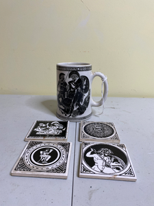 lot 238 image: Ceramic Mug With Coasters