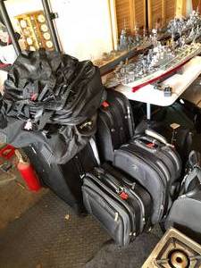lot 658 image: Group of Black Luggage